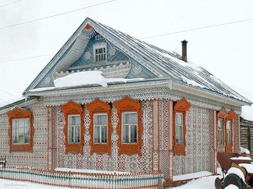 handmade decorated house
