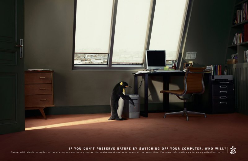 save electricity advertising campaign
