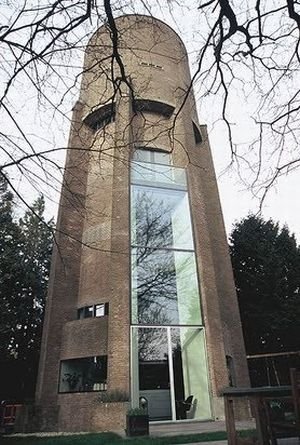 water tower living house