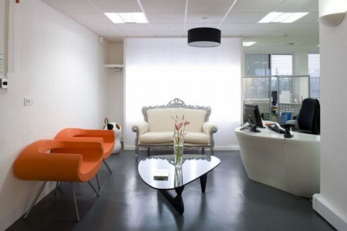 creatively decorated office