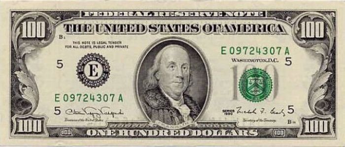 History: 150 years of United States $100 (one hundred-dollar) bill, United States