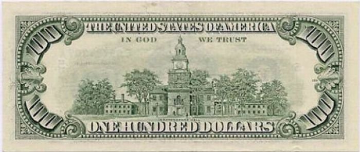 History: 150 years of United States $100 (one hundred-dollar) bill, United States