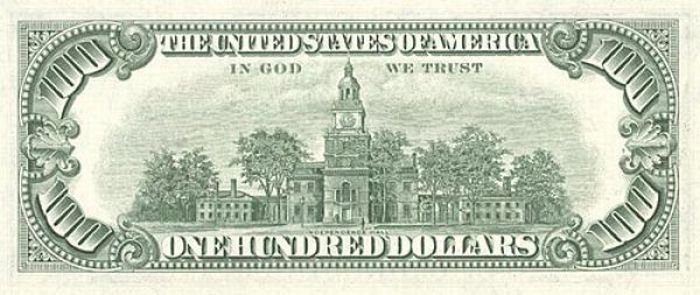 History: 150 years of United States $100 (one hundred-dollar) bill, United States