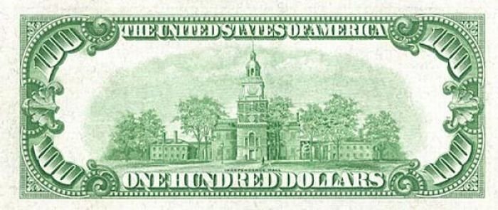 History: 150 years of United States $100 (one hundred-dollar) bill, United States