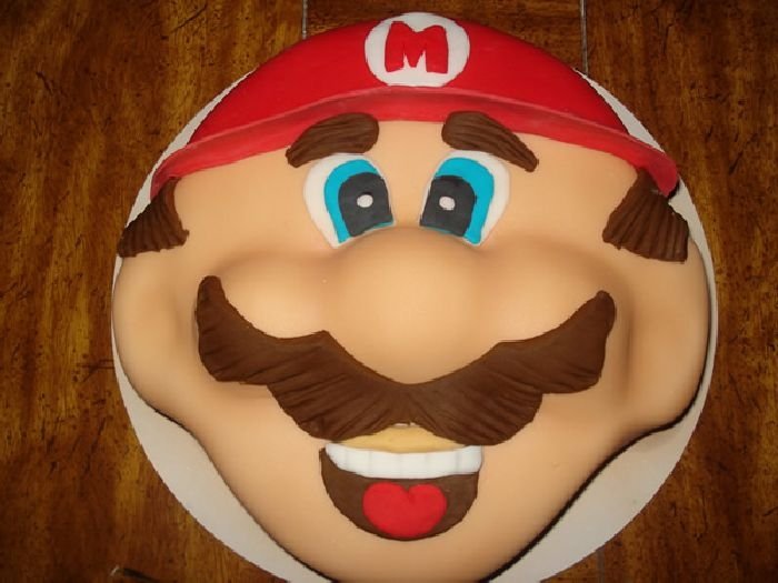 super mario cake