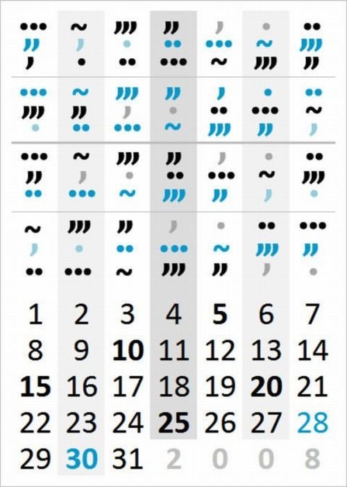 creative calendar design