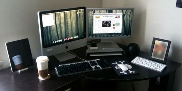 clean minimal workspace