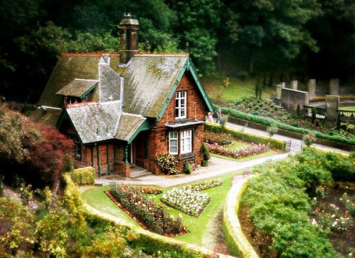 fairy tales house in real world