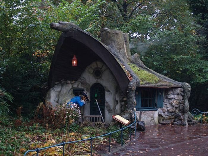 fairy tales house in real world