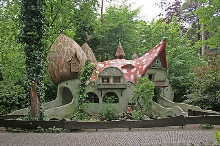 fairy tales house in real world