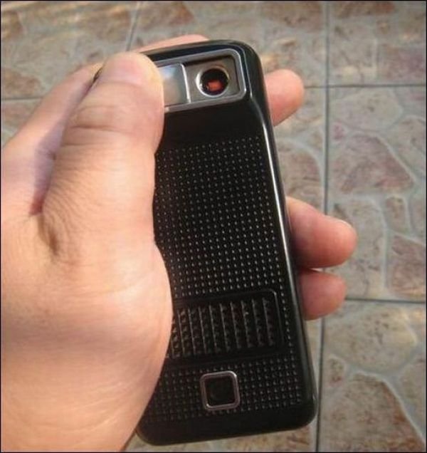 cellphone with a lighter