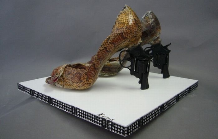 unusual gun shoes