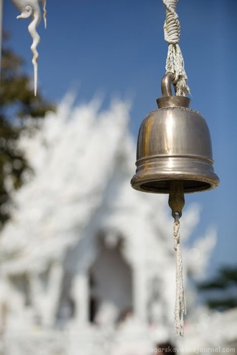 Wat Rong Khu, white temple, Chiang Rai, Thailand