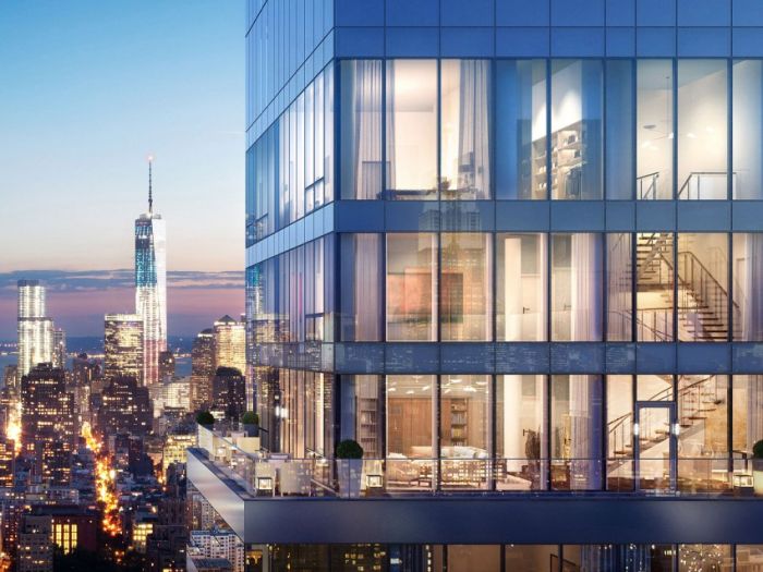 One Madison residential condominium tower, 23rd Street, Manhattan, Flatiron District, New York City, New York, United States