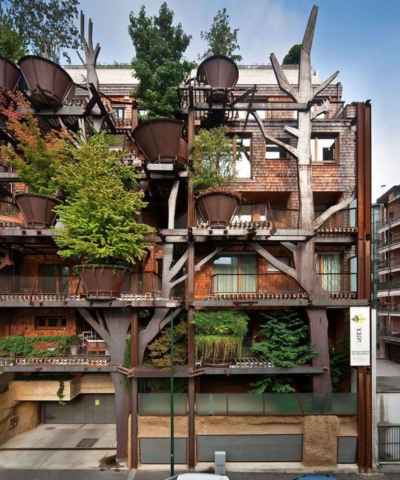 Casa tra gli Alberi – 25 Green apartment complex, Via Gabriele Chiabrera 25, Turin, Italy
