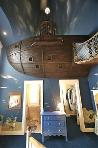 Architecture & Design: Pirate ship bedroom by Steve Kuhl