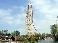 Architecture & Design: Top Thrill Dragster roller coaster, Cedar Point, Sandusky, Ohio, United States