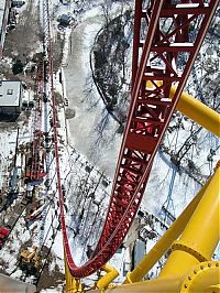 Architecture & Design: Top Thrill Dragster roller coaster, Cedar Point, Sandusky, Ohio, United States