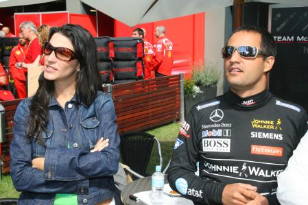Ralf Schumacher And His Wife Cora At Imola 2006-04-24