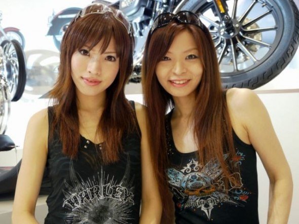 Auto motor show girls, Japan