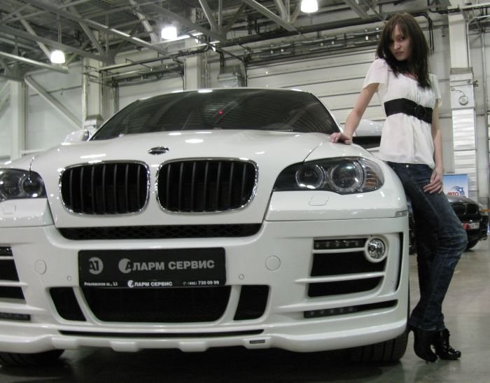 girl with a car