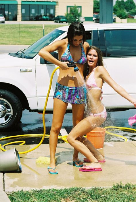 car wash girls