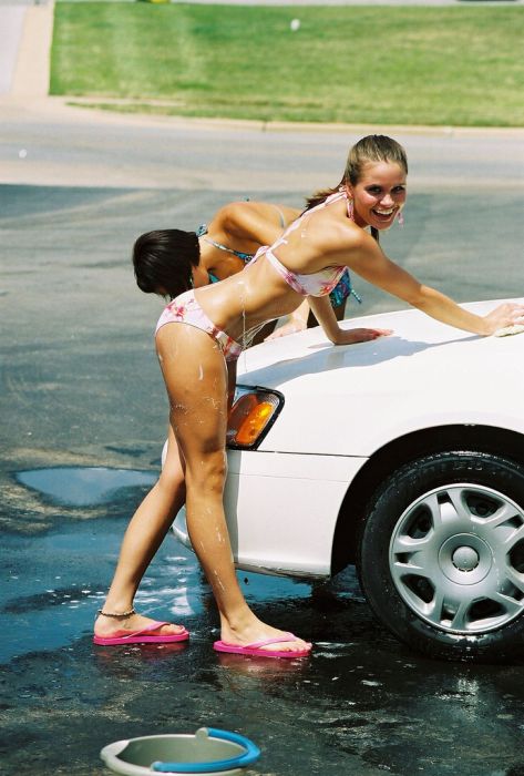 car wash girls