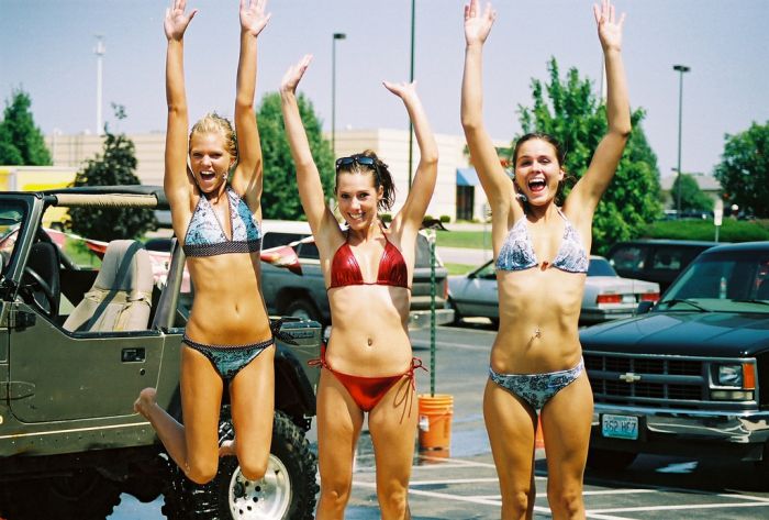 car wash girls