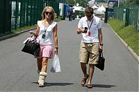 TopRq.com search results: Christijan Albers Midland Mf1 Racing With His Girlfriend Leselore Kooijman Magny Cours 2006-07-13