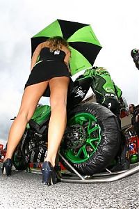 Motorsport models: Girl, Italian MotoGP Race 2007