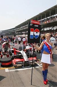 Motorsport models: Grid Girl Of Christijan Albers Midland Mf1 Racing Indianapolis 2006-07-02