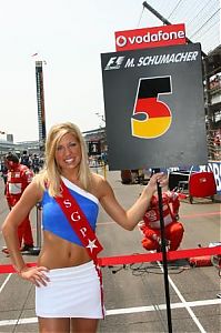Motorsport models: Grid Girl Scuderia Ferrari Indianapolis 2006-07-02