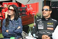 Motorsport models: Ralf Schumacher And His Wife Cora At Imola 2006-04-24
