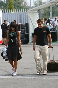 TopRq.com search results: Renault F1 Team And Raquel Rosario Girlfriend Of Fernando Alonso Monza 2006-09-07
