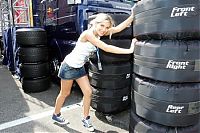Motorsport models: Sophye Gassmann Of The Red Bull F1 Girl Hockenheim 2006-07-28