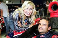 Motorsport models: Vitantonio Liuzzi Toro Rosso And Sophie Gassmann Red Bull Girl Hockenheim 2006-07-27