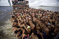 Pictures of the Day: Venezuela Orinoco Swimming Race