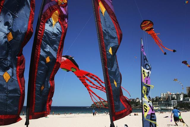 Wind festival in Australia