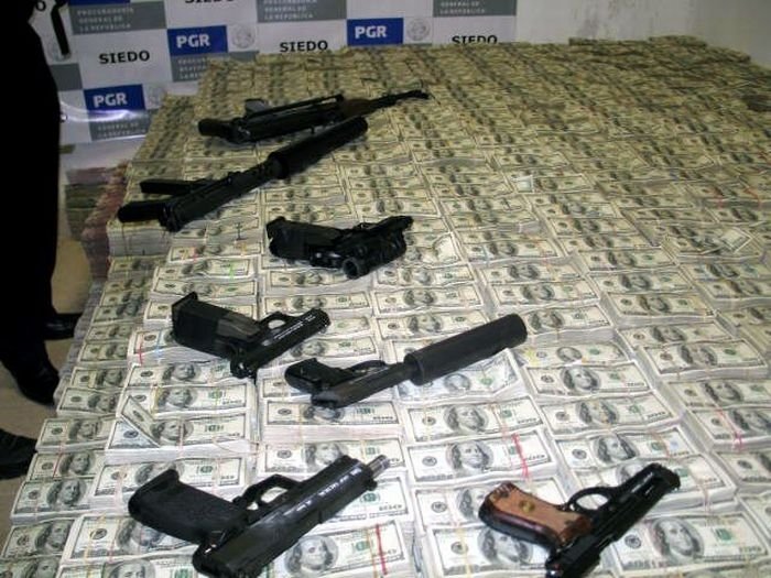 Confiscation of Mexican drug lords property