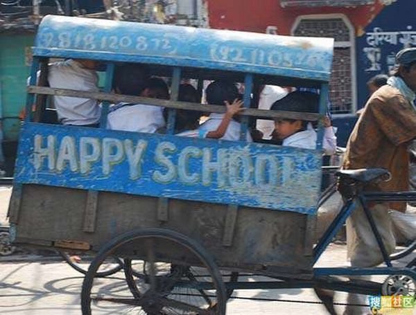 School transport for children, India