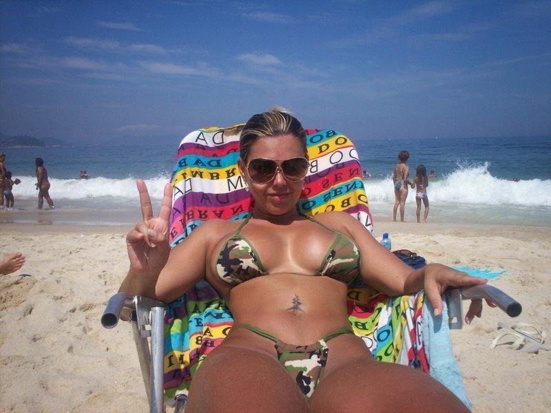 brazilian girl on the beach