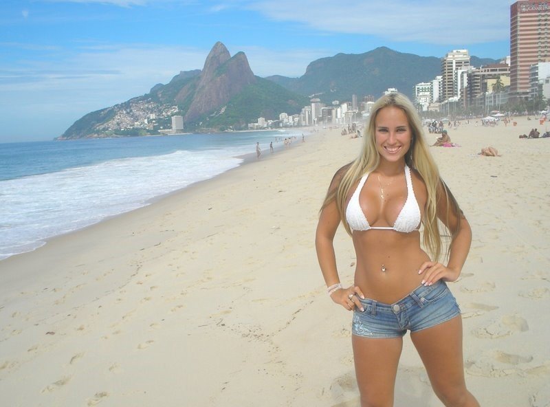 brazilian girl on the beach