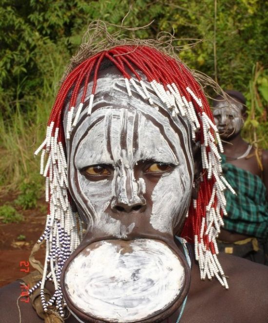 Mursi tribe in Ethiopia