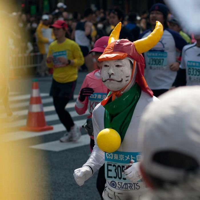 Costumes at the 2011 Tokyo Marathon, Japan