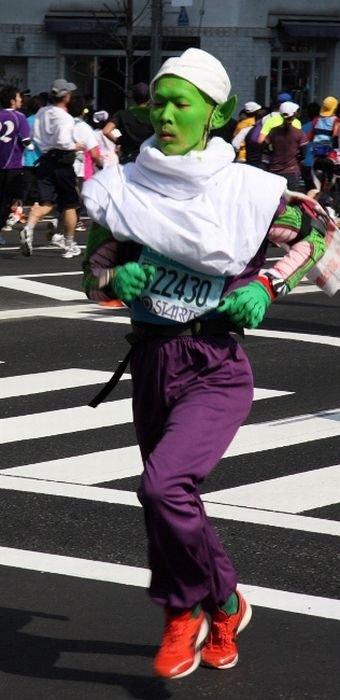 Costumes at the 2011 Tokyo Marathon, Japan