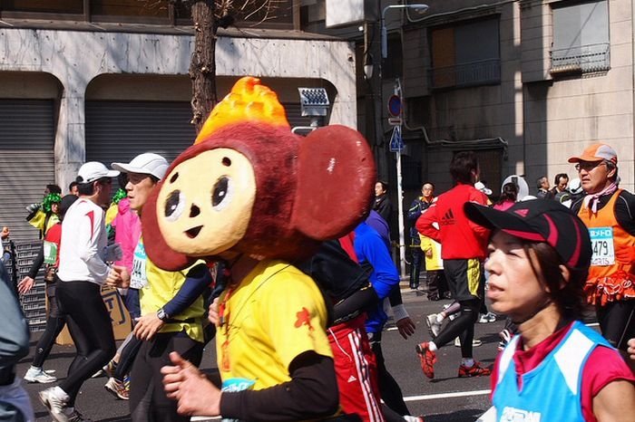 Costumes at the 2011 Tokyo Marathon, Japan