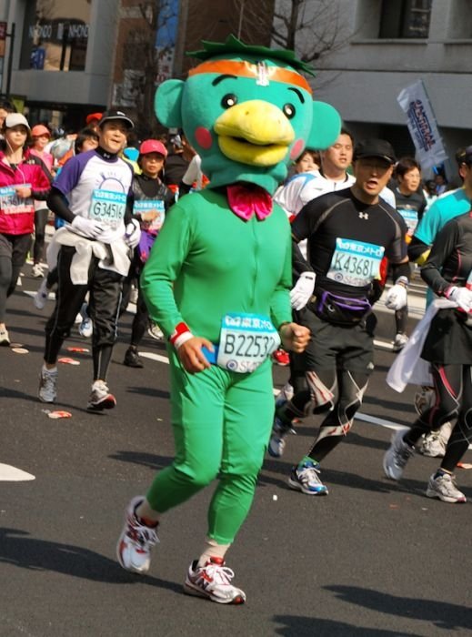 Costumes at the 2011 Tokyo Marathon, Japan