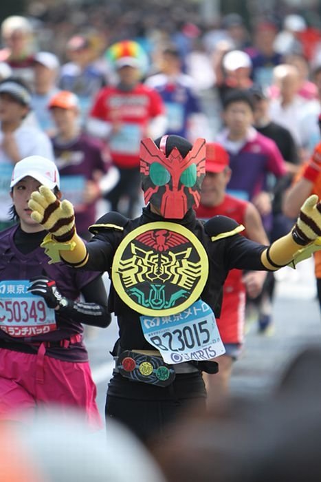 Costumes at the 2011 Tokyo Marathon, Japan