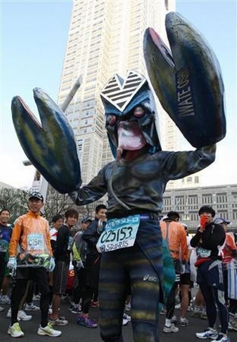 Costumes at the 2011 Tokyo Marathon, Japan