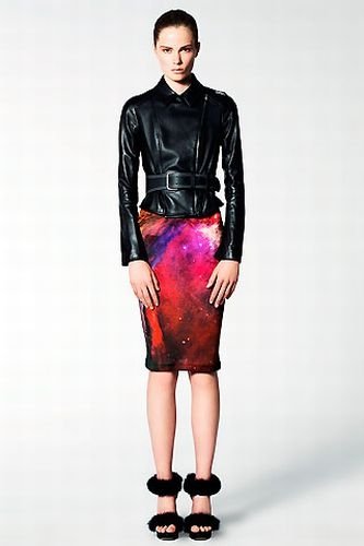 Outer space motif dress by Christopher Kane